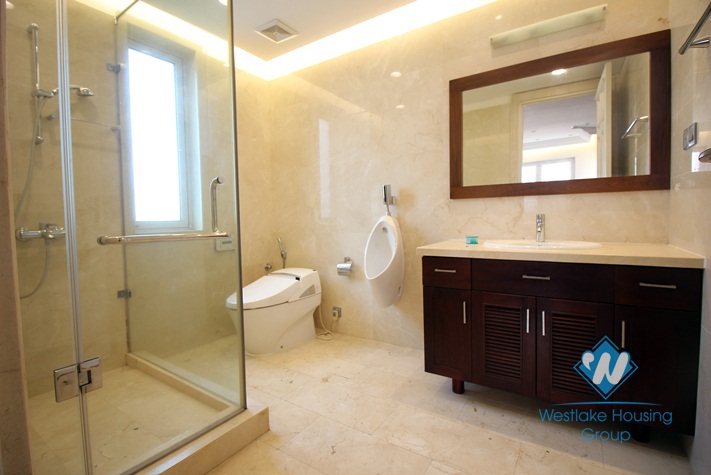 Stunning modern house for rent on Lac Long Quan in diplomat's neighborhood